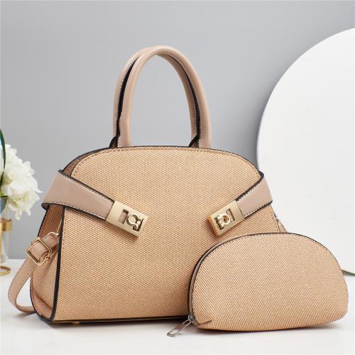 PU Leather Tote Bag Bag Suit two piece Set