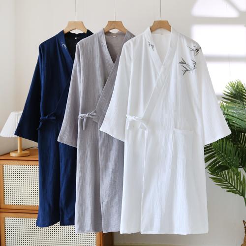 Cotton Men Summer Pajama Set & loose & breathable PC