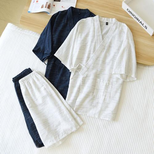 Cotton Men Summer Pajama Set & two piece Set