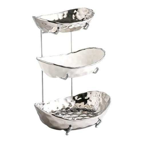 Ceramics & Iron Fruit Baskets durable plated PC