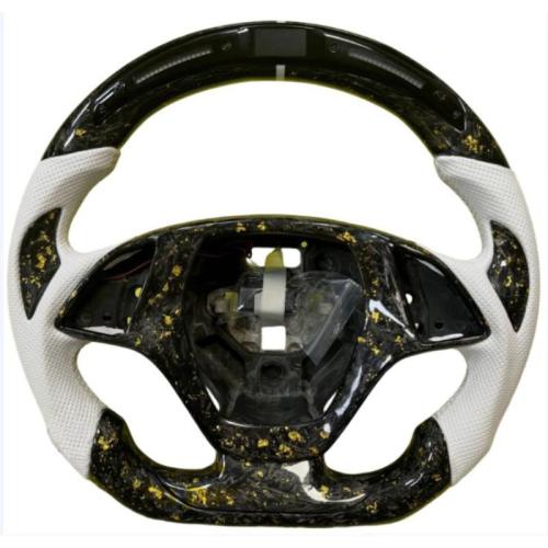 LED Forged Carbon Fiber Steering Wheel fit For Chevrolet Corvette C7 2014-2019