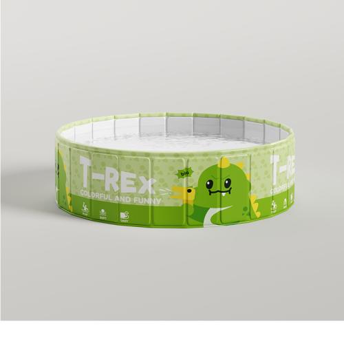 PVC Inflatable & foldable Swimming Pool Frame Set PVC green PC