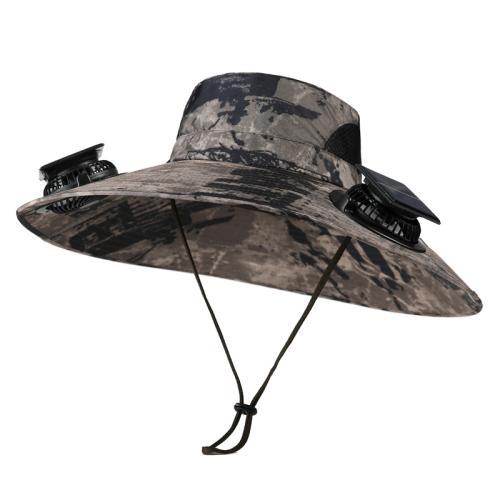 Solar Fan Hat Summer Outdoor Sunshade Fisherman Hat