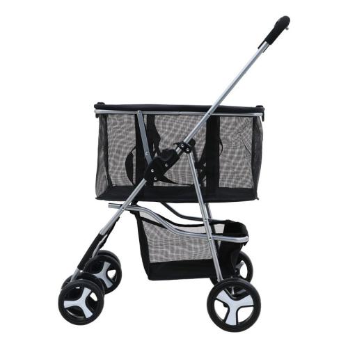 Foldable Pet Cart Outdoor Cats and Dogs Cart Multi-use Shopping Picnic Cart