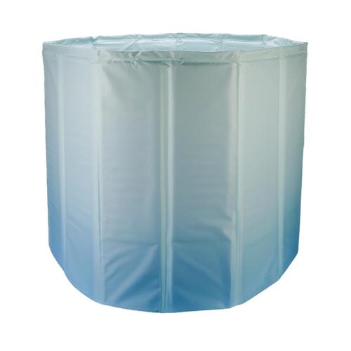 PVC résistant à la chaleur Baignoire pliante Solide couleur de dégradé Ensemble