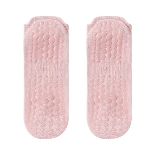 Cotton Women Yoga Sock antifriction & sweat absorption & anti-skidding Pair