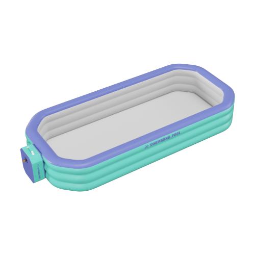 CLORURO DE POLIVINILO Piscina inflable, verde,  trozo