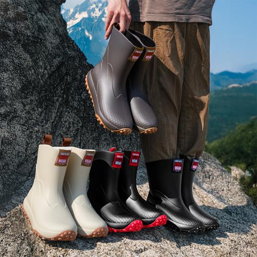 PVC Rain Boots hardwearing & anti-skidding Pair