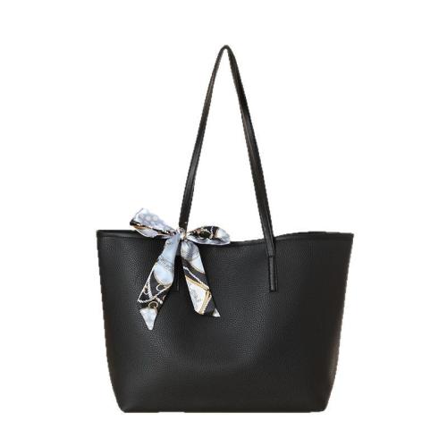 Polyester Shoulder Bag durable & large capacity Solid PC