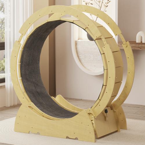 Wooden Pet Running Wheel hardwearing PC
