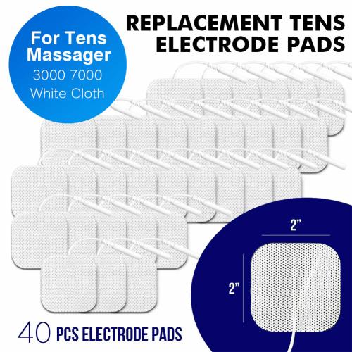 40 PCS Electrode Pads Replacement Unit 7000 3000 2x2 Muscle Stimulator