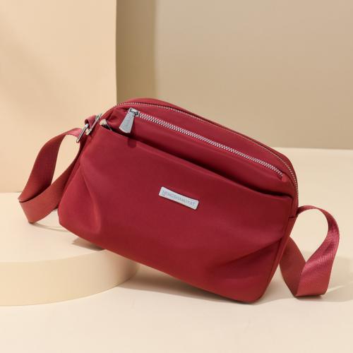 Nylon Box Bag & Pleat & Easy Matching Crossbody Bag durable & waterproof PC