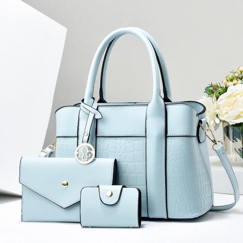 PU Cuir Costume de sac grain de crocodile plus de couleurs pour le choix Ensemble