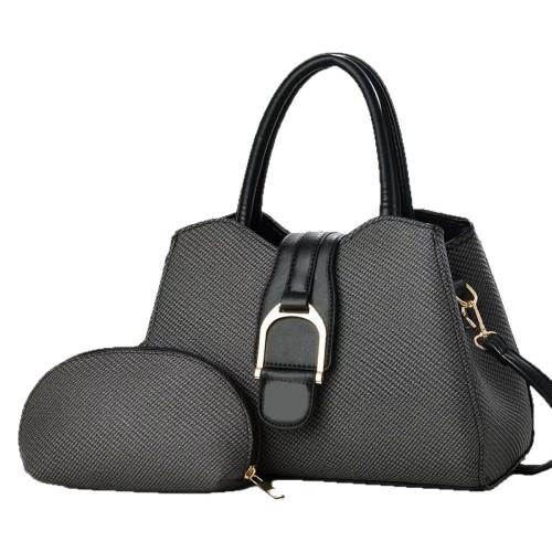 PU Leather Tote Bag Bag Suit sewing thread & two piece Set