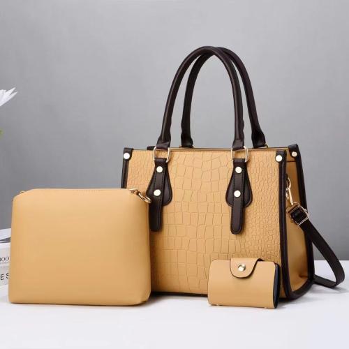 PU Leather Easy Matching Bag Suit three piece Set