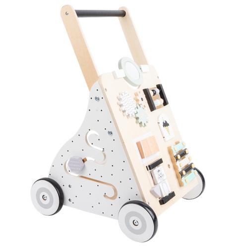 Wood Multifunction Baby Walker hardwearing PC