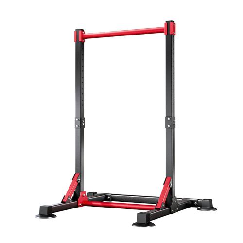 Steel adjustable Indoor Horizontal Bar durable red and black PC