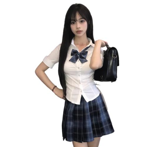 Polyester Waist-controlled Two-Piece Dress Set Set