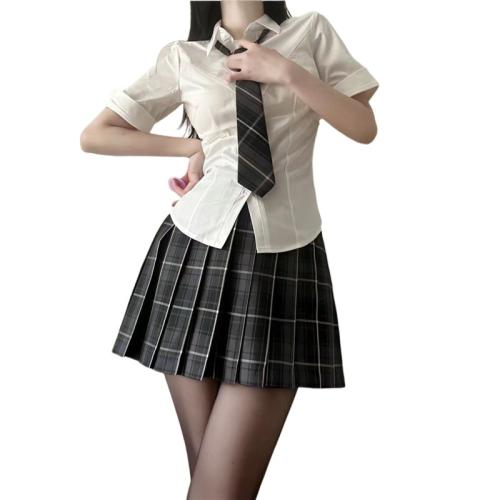 Polyester High Waist Two-Piece Dress Set & two piece Set