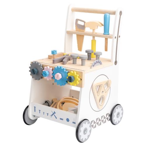 Wood Multifunction Baby Walker hardwearing PC