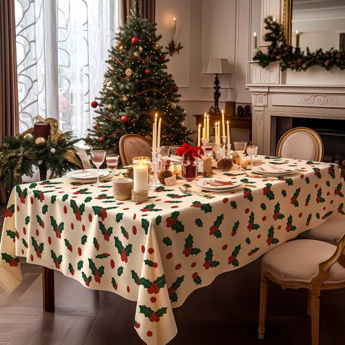 Flannelette Table Cloth christmas design printed PC