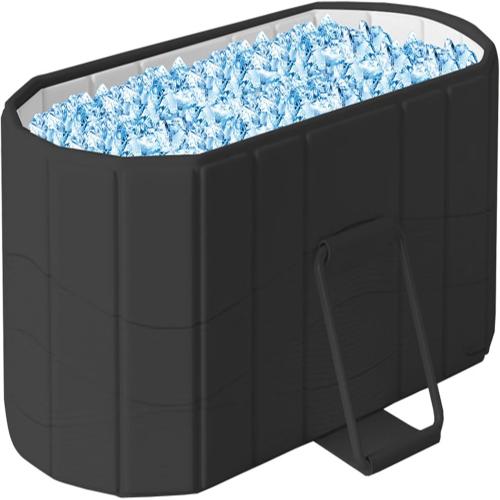 Pvc Baignoire pliante Solide Noir pièce