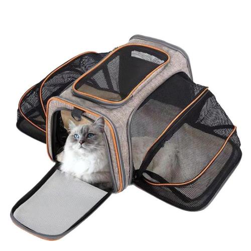 Cloth & Mesh Fabric Pet Carry Handbag portable & hardwearing PC