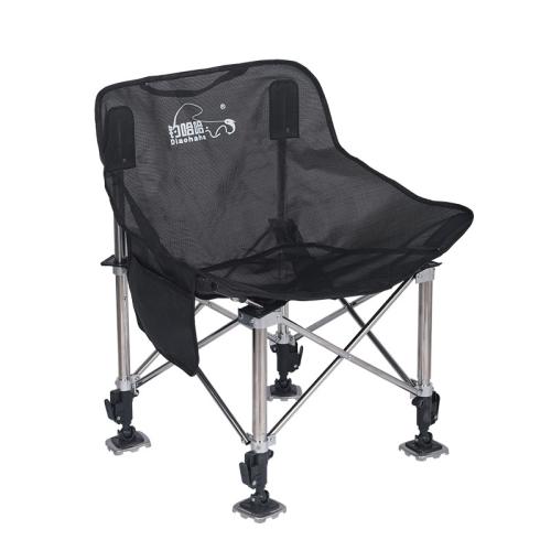 Textilene & Acier inoxydable Chaise pliante extérieure Noir pièce