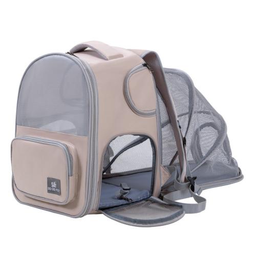 Gauze & Nylon & Polyester Pet Backpack portable & hardwearing PC