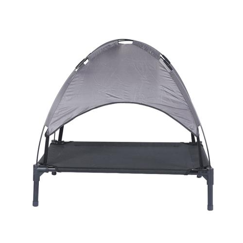 Cloth & Steel foldable Pet Tent Solid gray PC