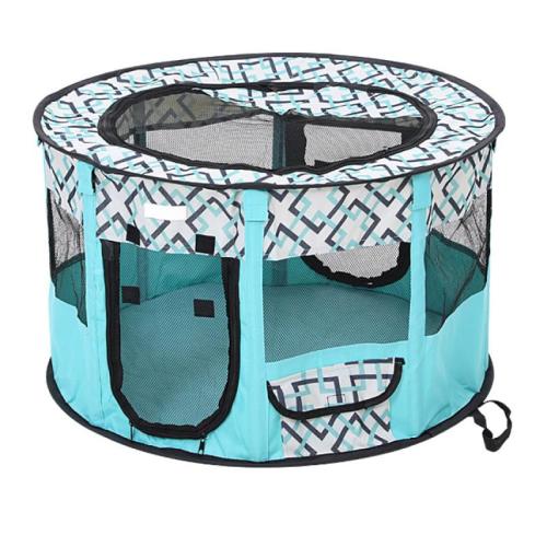 Oxford & Mesh Fabric easy cleaning & foldable Pet Tent & breathable PC