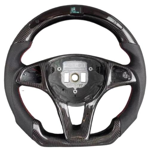 LED Carbon Fiber Steering Wheel for Mercedes-Benz GLA250 W205 C300 W204 CLA GLA
