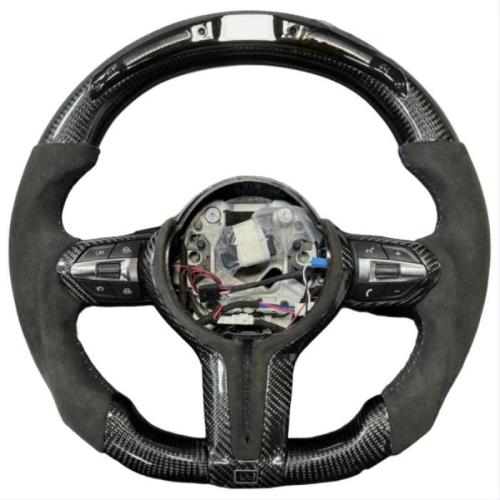 Fits For BMW M-Seies F36 F20 F22 M235i with Heated LED Carbon Fiber Steering Wheel
