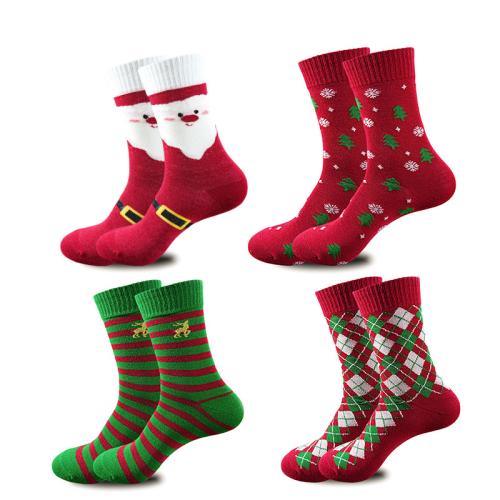Polyester et coton & Polyester Chaussette de Noël : Beaucoup