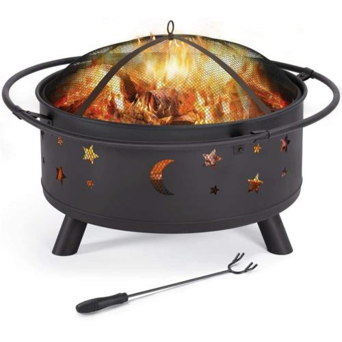 Iron Multifunction Barbecue Grill detachable black PC