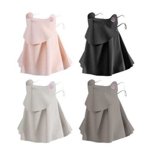 Viscose Visor Mask sun protection & breathable PC