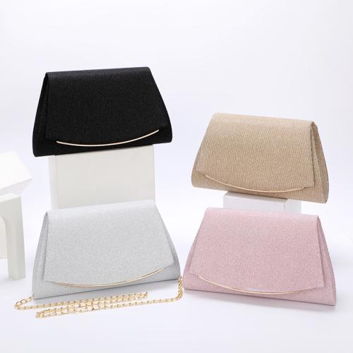 Polyester Shell Shape & Evening Party Clutch Bag with chain PC