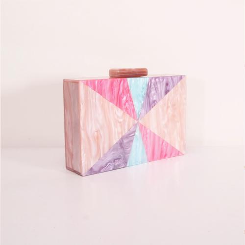 Acrylic Box Bag Crossbody Bag with chain PC