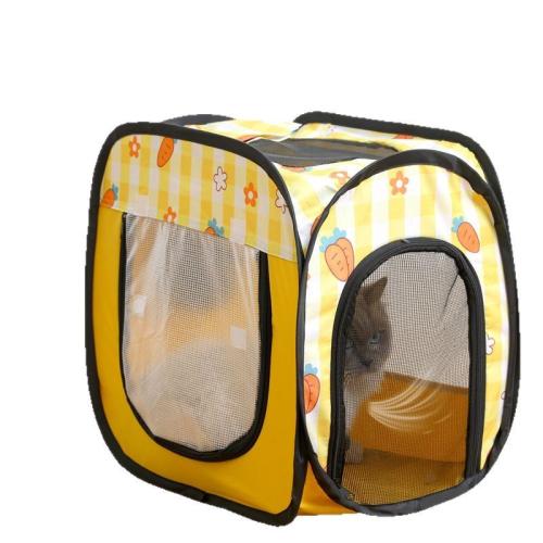 Cloth foldable Pet Hair-dry Box portable carrot pattern yellow PC