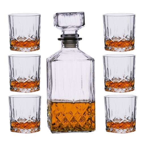 Glass Wine Set for gift giving & thickening & shockproof Set