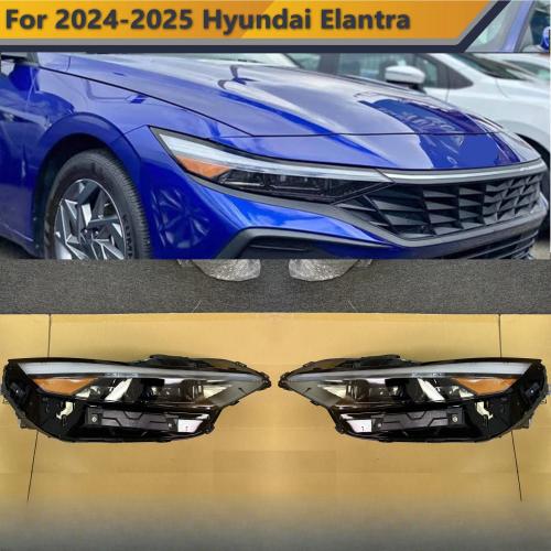 Headlight LED for 2024 2025 Hyundai Elantra Assembly Driver Passenger Pair Set