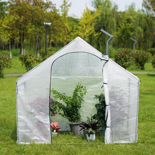 Steel & PE Plastic Translucent & heat preservation & windproof & Waterproof Greenhouse Freeze Protection & durable white PC