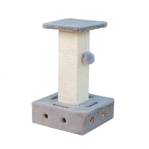 Sisal Hemp & Plush & Wood Cat Scratch Board hardwearing gray PC