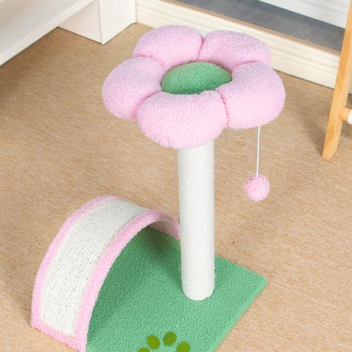 Sisal Hemp & Dřevěné & Suede Kočičí prolézačka Rosa kus