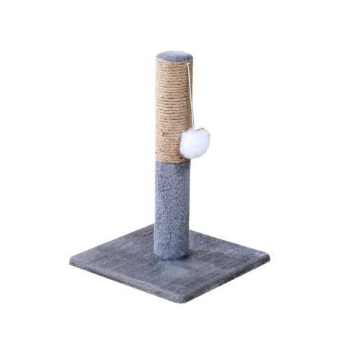 Sisal Hemp & Wooden Cat Climbing Frame hardwearing gray PC