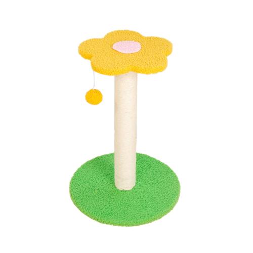 Sisal Hemp & Medium Density Fiberboard & Underfur Multifunction Cat Climbing Frame hardwearing mixed colors PC