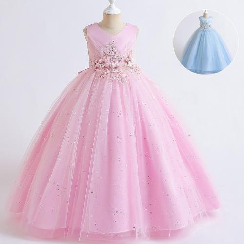 Gauze & Polyester Ball Gown Children Princess Costume Cute Sequin PC