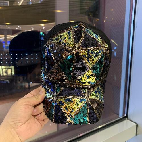 Cotton Baseball Cap sun protection & breathable Sequin PC