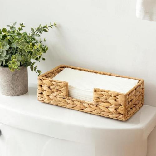 Willow & Bamboo & Straw Weave Tissue Box durable coffee PC