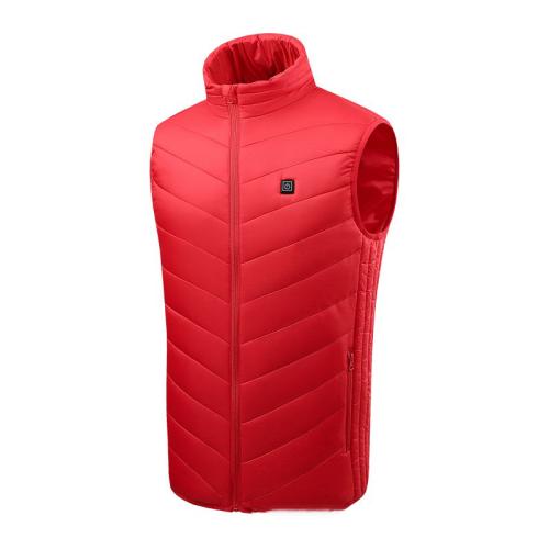 Polyester Slim & windproof Electric Warming Vest & thermal Solid PC